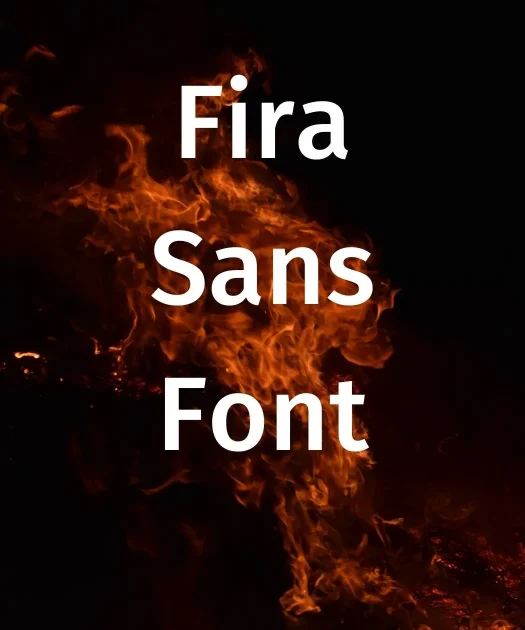 Fira Sans Font Free Download