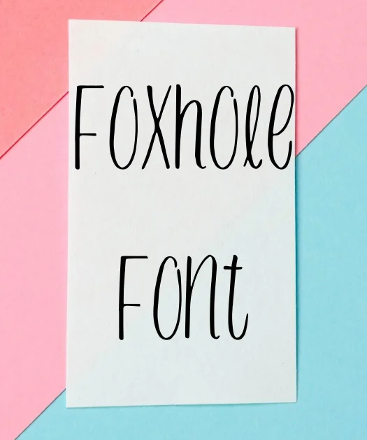Foxhole Font Free Download