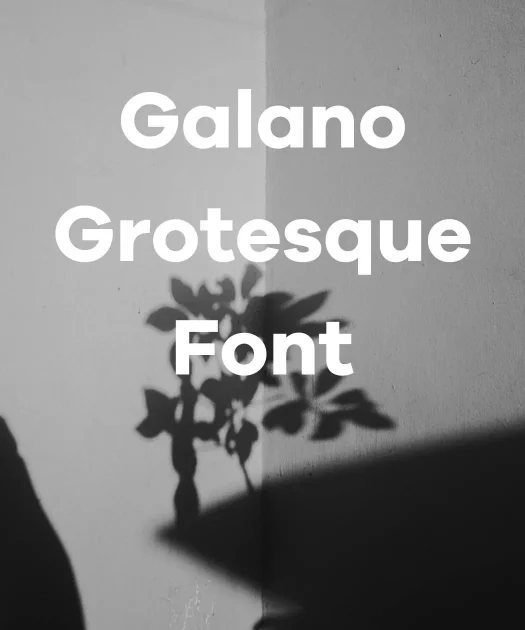 Galano Grotesque Font Free Download