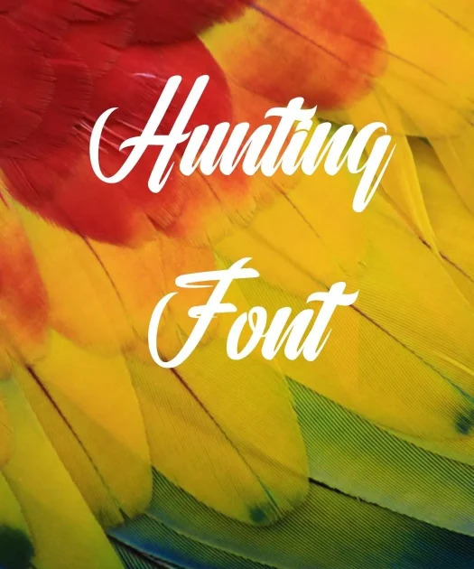 Hunting Font Free Download