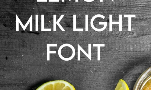 Lemon Milk Light Font Free download