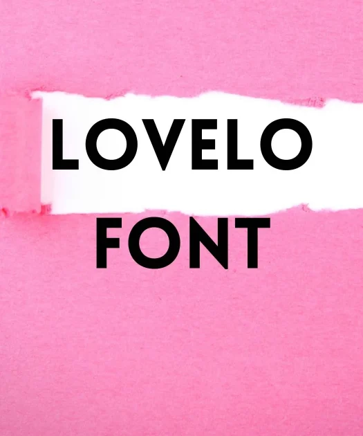 Lovelo Font Free Download