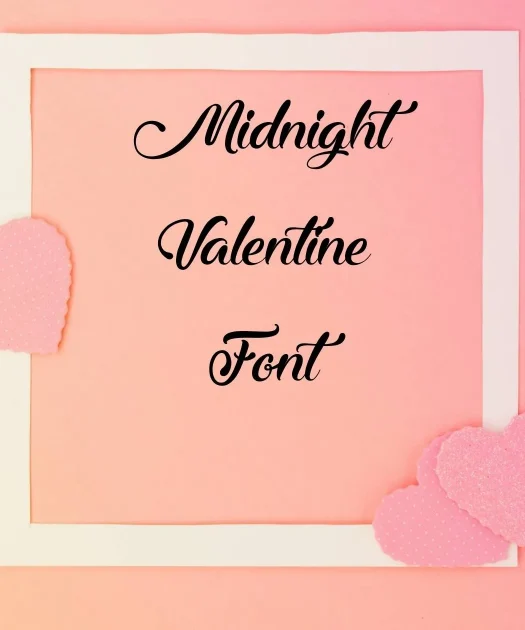 Midnight Valentine Font Free Download