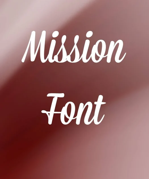 Mission Font Free Download