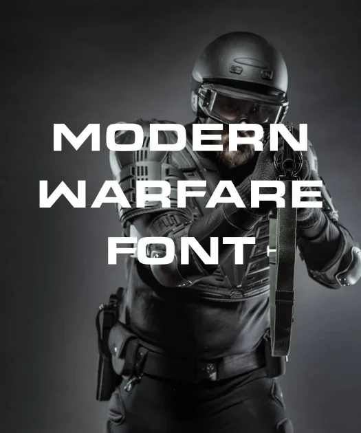 Modern Warfare Font Free Download