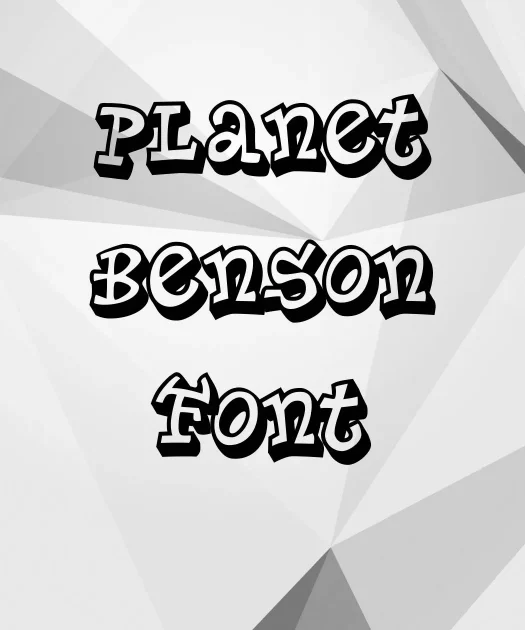 Planet Benson Font Free Download