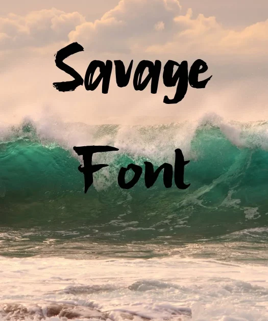 Savage Font Free Download