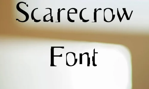 Scarecrow Font Free Download