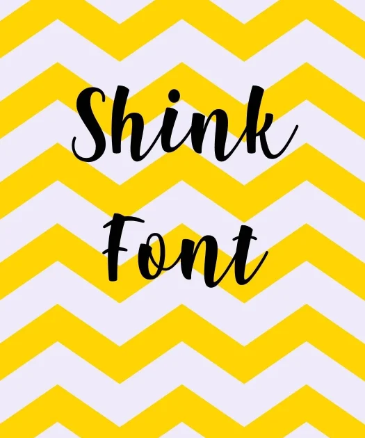 Shink Font Free Download