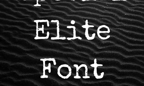 Special Elite Font Free Download