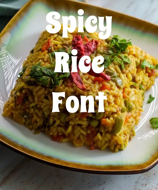 Spicy Rice Font Free Download