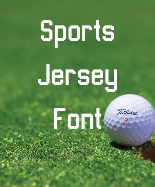 Sports Jersey Font Free Download