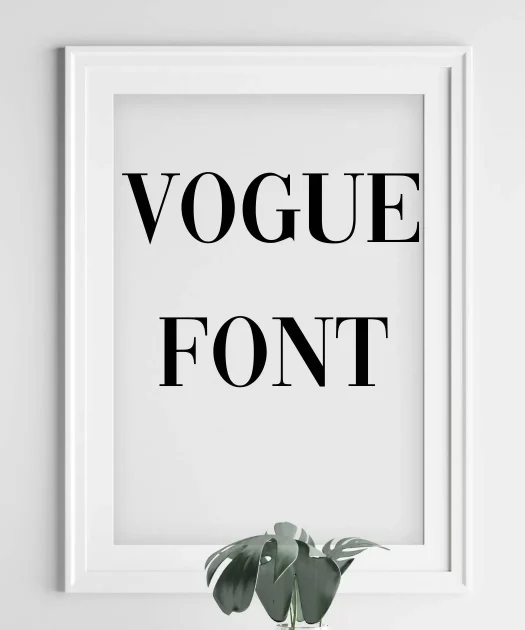 Vogue Font Free Download