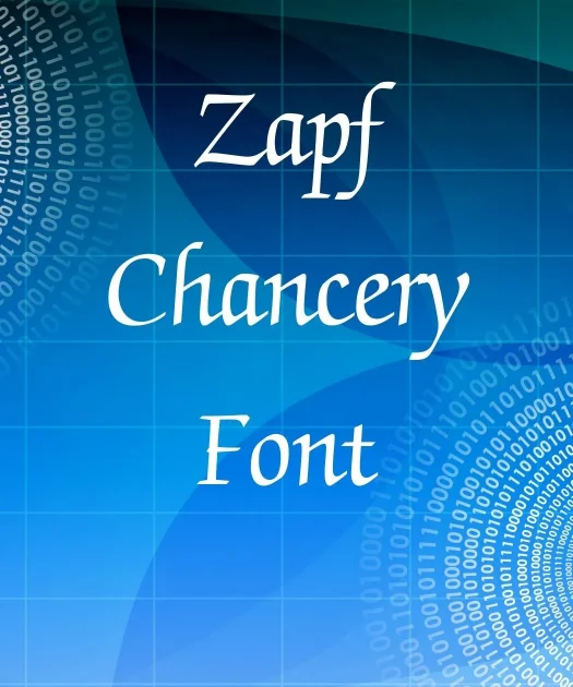 Zapf Chancery Font Free Download