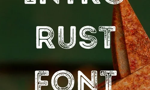 Intro Rust Font Free Download