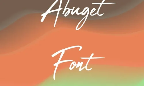 Abuget Font Free Download