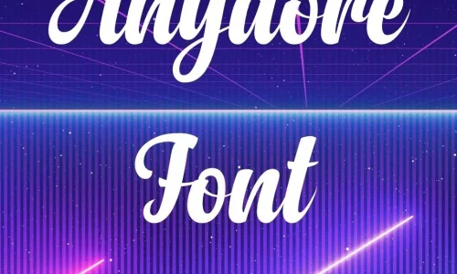 Anydore Font Free Download