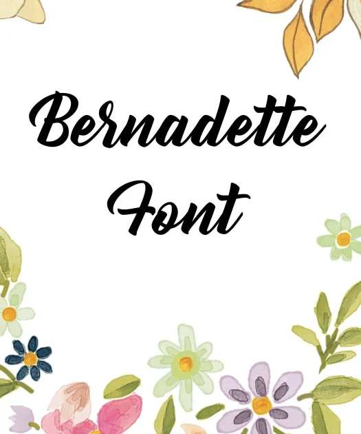 Bernadette Font Free Download