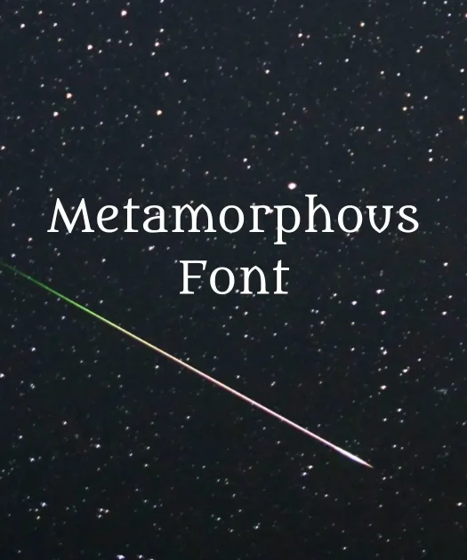 Metamorphous Font Free Download07