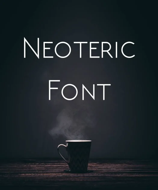 Neoteric Font Free Download