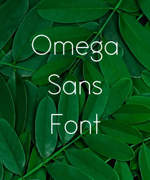 Omega Sans Font Free Download