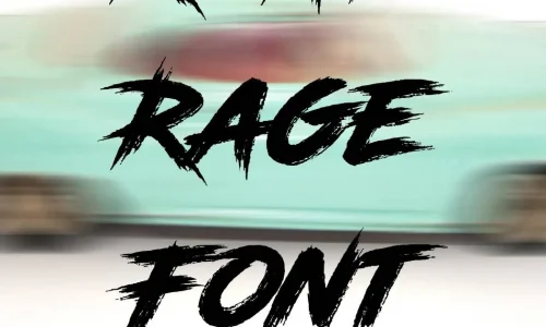 Road Rage Font Free Download