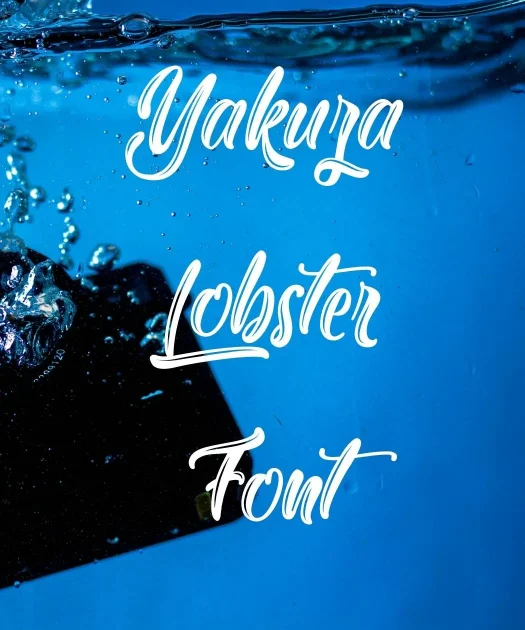 Yakuza Lobster Font Free Download