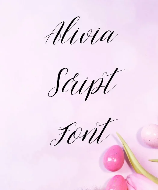 Alivia Script Font Free Download