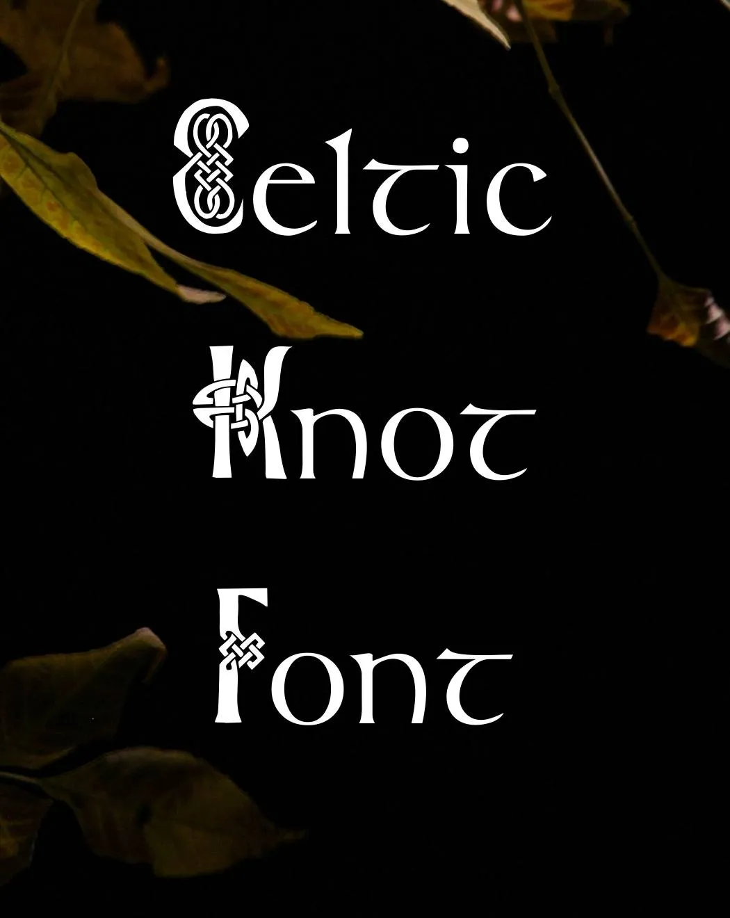 Celtic Knot Font Free Download