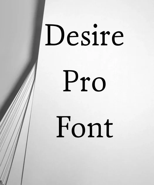 Desire Pro Font Free Download