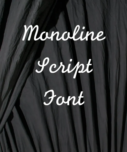 Monoline Script Font Free Download