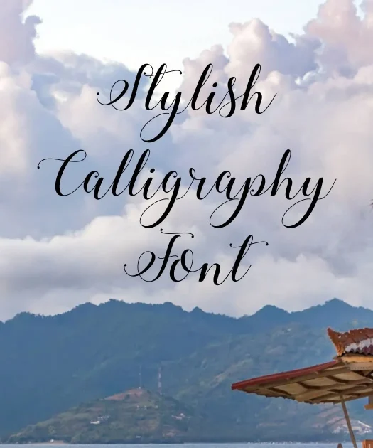 Stylish Calligraphy Font Free Download
