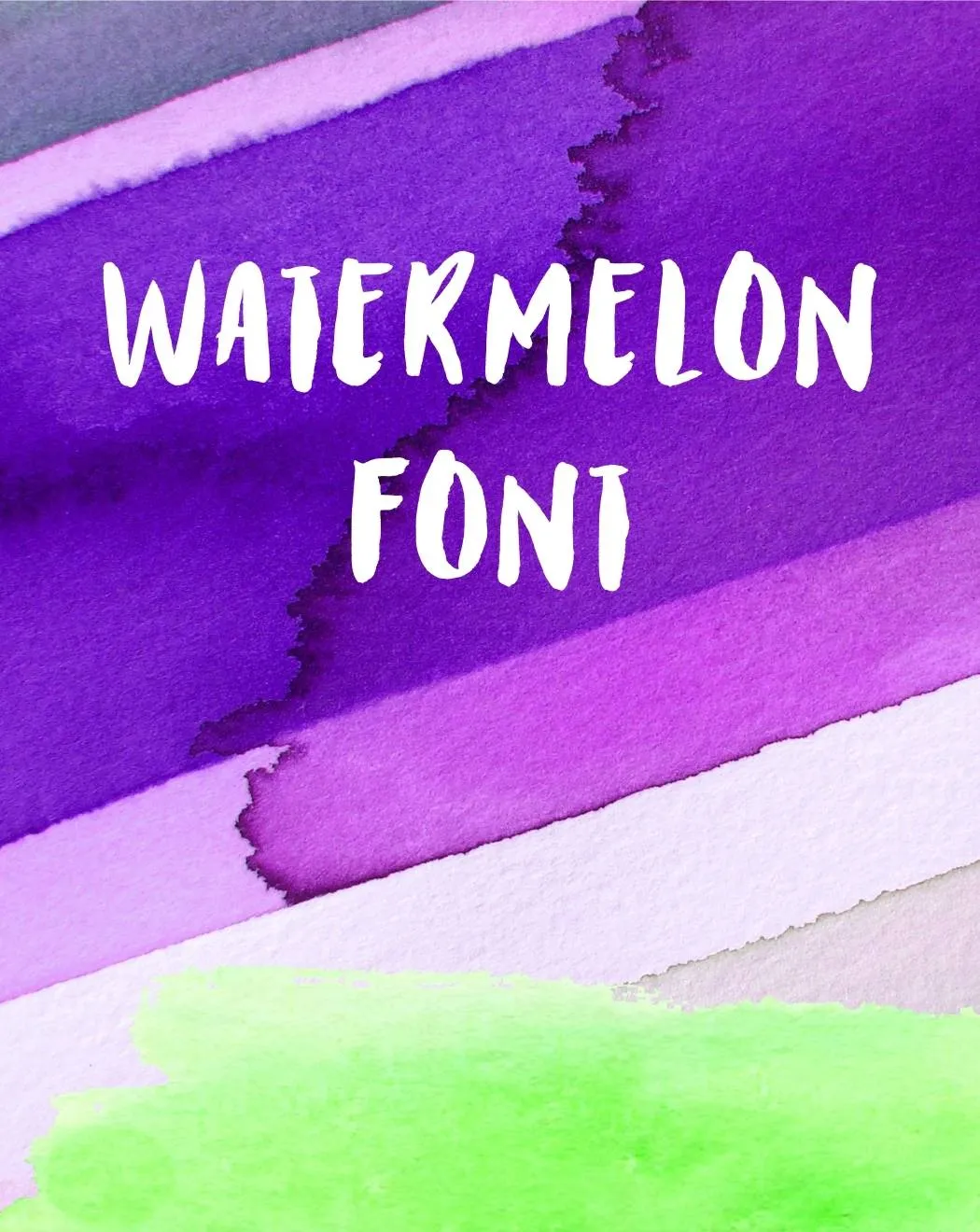 Watercolor Font Free Download
