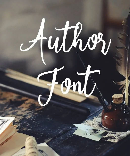 Author Font Free Download