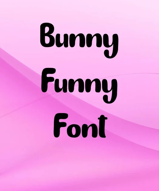 Bunny Funny Font Free Download