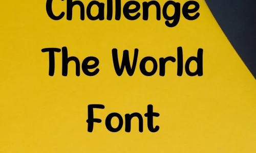 Challenge the World Font Free Download