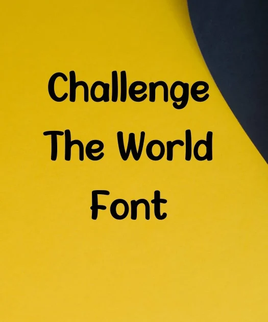 Challenge the World Font Free Download