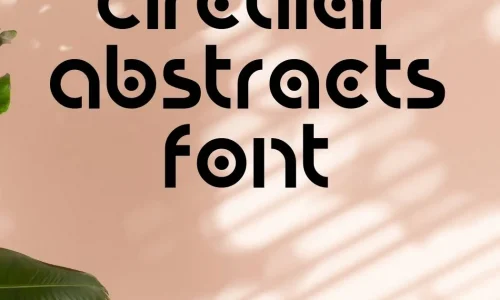 Circular Abstracts Font Free Download