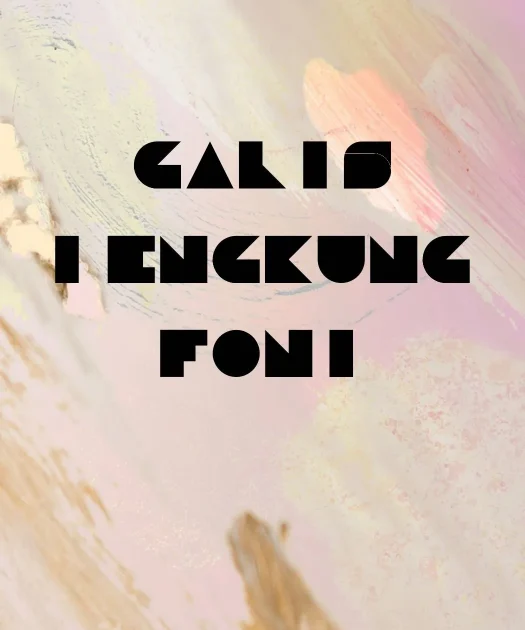 Garis lengkung Font Free Download