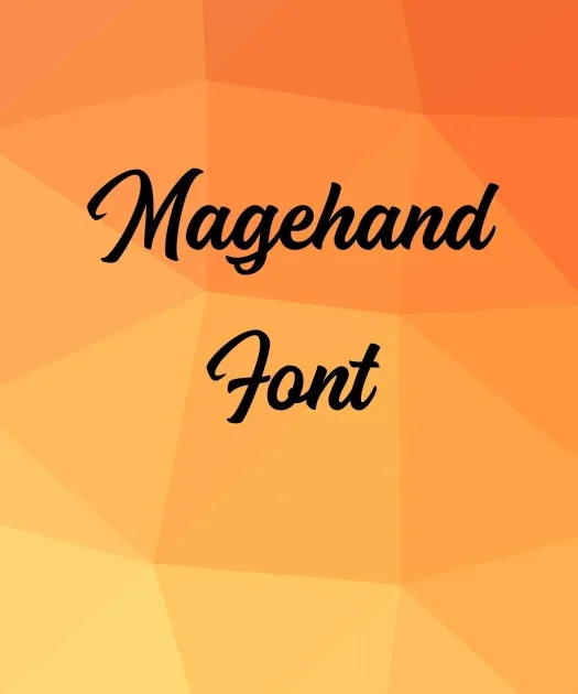 Magehand Font Free Download