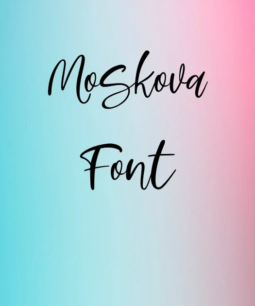 Moskova Font Free Download