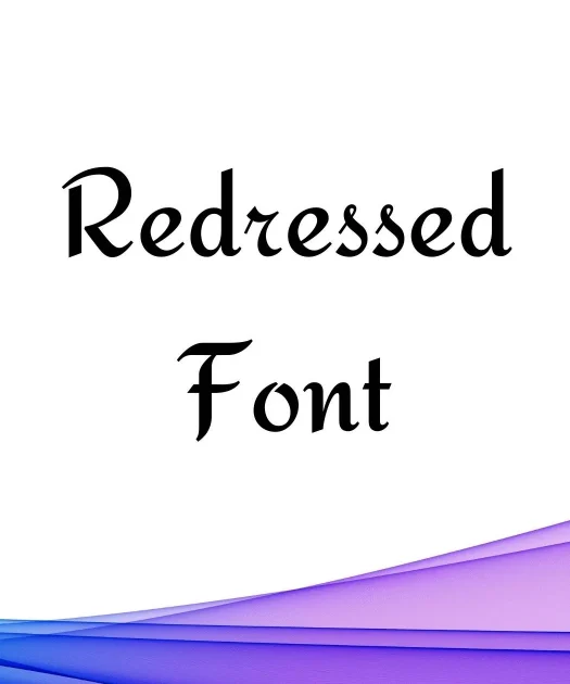 Redressed Font Free Download