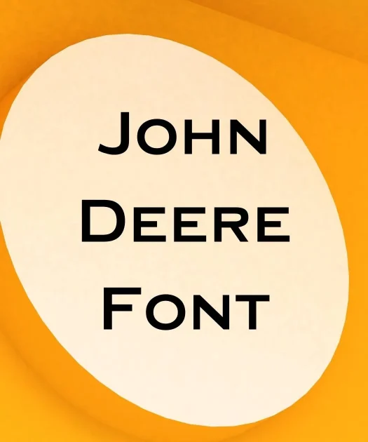 John Deere Font Free Download