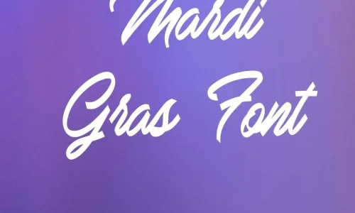 Mardi Gras Font Free Download