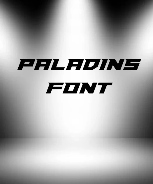 Paladins Font Free Download