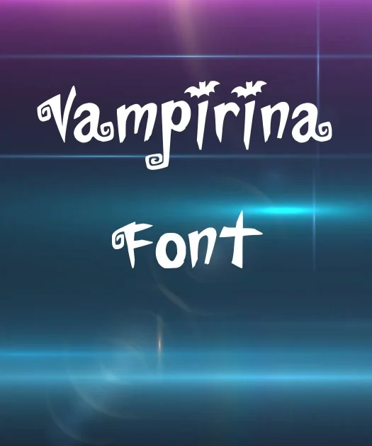 Vampirina Font Free Download
