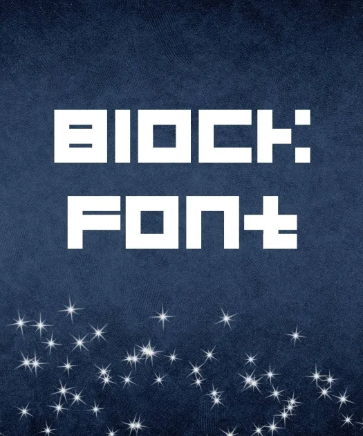 Block Font Free Download