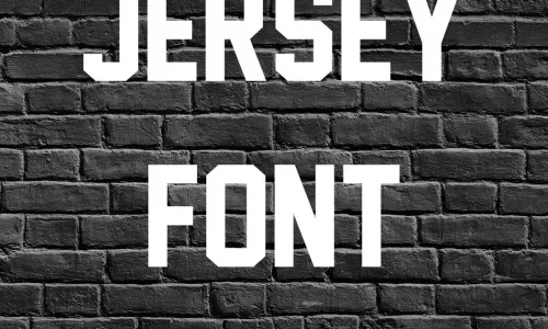 Jersey Font Free Download