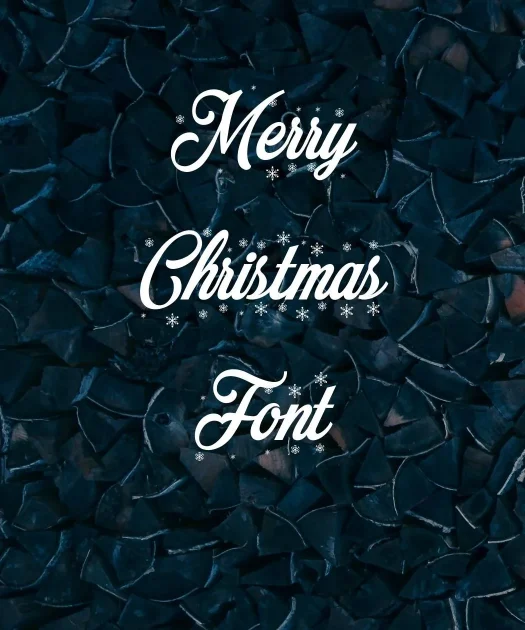 Merry Christmas Font Free Download