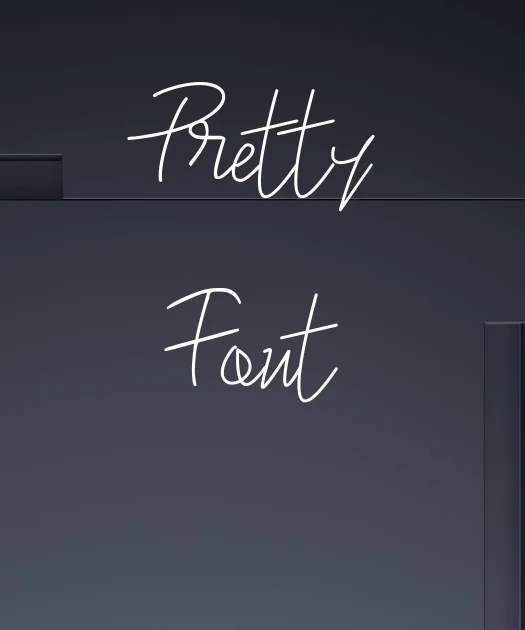 Pretty Font Free Download